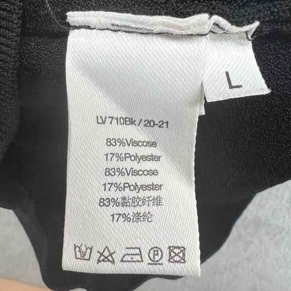 Louis Vuitton Uniforms Staff Sweater Silver Tone Chain Detail Black Size Large* - Picture 7 of 11